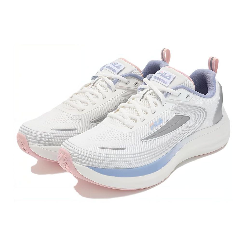 Fila Nuvole Evo Lightweight Comfortable Fabric TPU Low-Top Running Shoes Women Sneaker White Gray A12W331112FBB