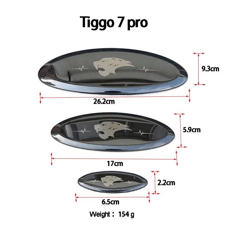 Для Chery Tiggo 7 Pro Tiggo 8 Pro 2023 Черный Значок Логотип Эмблема Наклейка Решетка Радиатора Капота Стайлинг Декорация