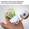 Romantic Colorful Sensor Mushroom Wall LED Night Lamp Light Home Bedroom Decor