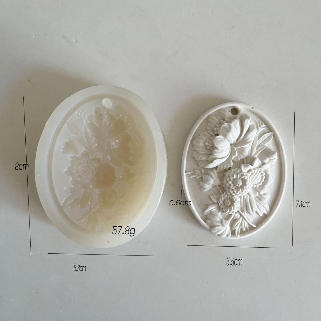 Силиконовая форма Цветок Бабочка DIY Подвеска Цветок Ароматерапия Гипсовый Орнамент Форма для Смолы Форма для Мыла Ручной Работы Форма для Выпечки