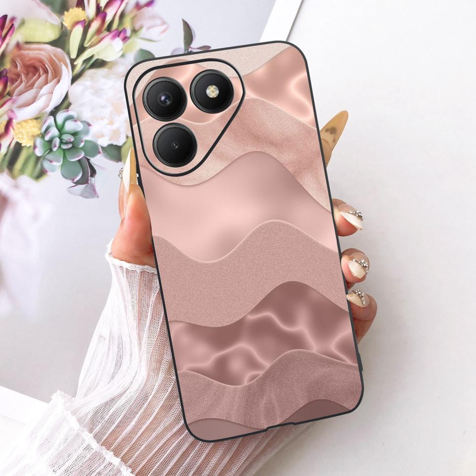 Чехол для Tecno Pova 7 4G 5G LJ6 LJ7 Чехол для телефона Pova 7 Pro Pova7 Ultra Чехлы Милые Мультяшные Животные Дракон Лев Мягкая Черная Крышка