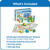 Numberblocks Wooden Block Activity Number Educational Authentic Set, Play, Toy, 96932,