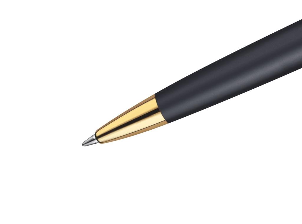 Waterman Шариковая ручка Metropolitan Essential Матовый черный GT S2259342 Оригинальный импортный продукт На масляной основе