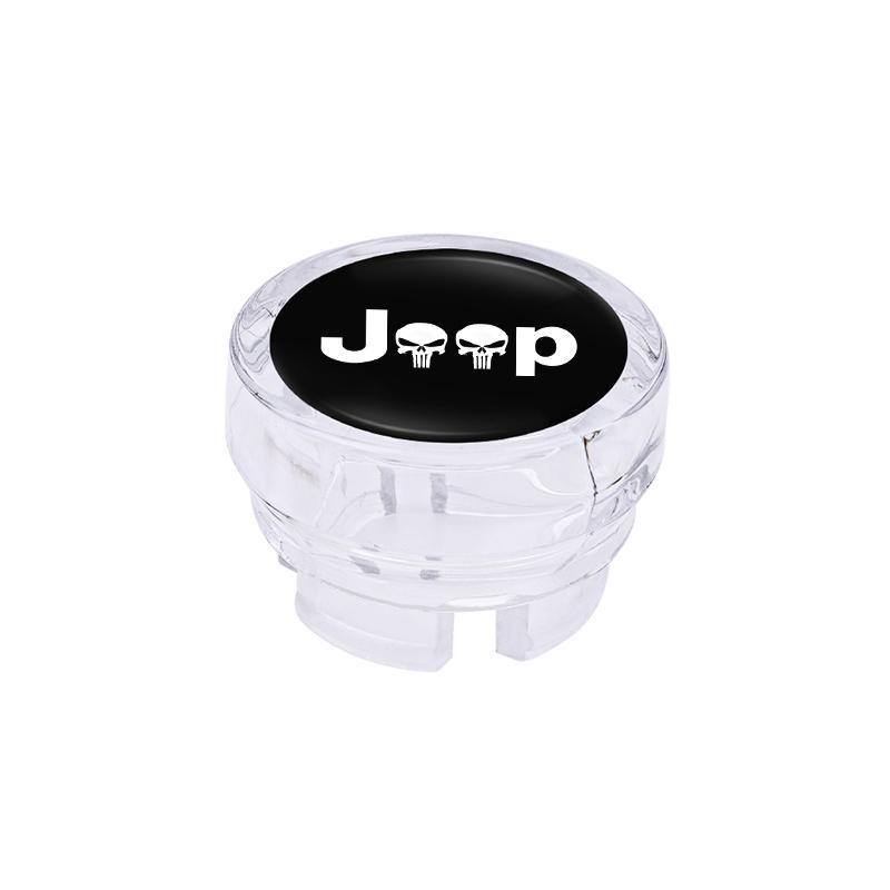 JOT2 Car Cigarette Lighter Cover Plug Dustproof Decorative Caps For Jeep Wrangler Grand Cherokee Avenger Compass Wagoneer Gladiator