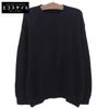 Y's Y's Y's Different Knit Docking Pullover Knit Tops Women's Black Size 2 YY-K75-680 Tops 2 blackUsed