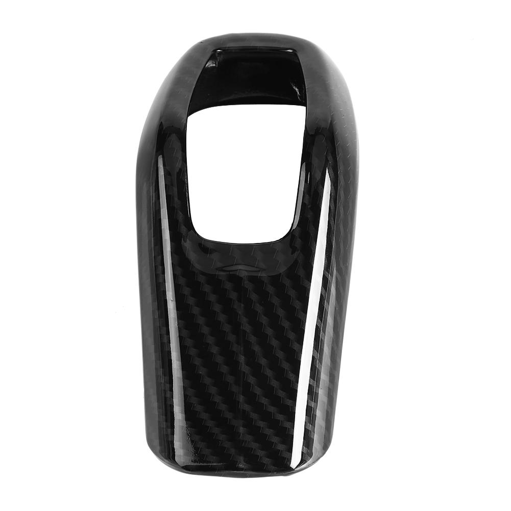 Carbon Fiber Style Car Gear Shift Knob Cover Trim for Land Rover Range Rover Sport 2014 2017