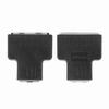 2PCs Ethernet Cable Adapter 1‑in 2‑out RJ45 Female Interface LAN Connector Cable Extender Splitter for Internet Wire