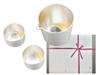 With Nousaku Japanese Moon Sake Utensil Gold Leaf Set Genuine Tin NOUSAKU [Wrapping Paper] 100%