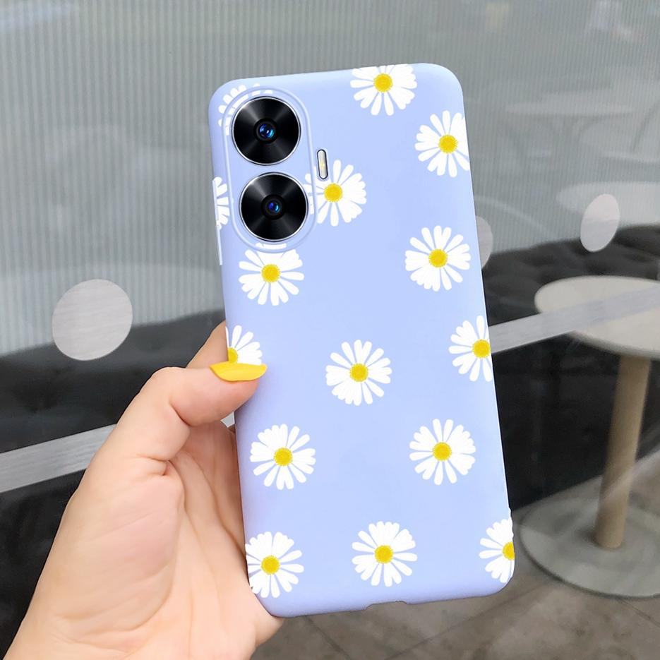 For Realme C55 Case 2023 New Fashion Cartoon Cover Soft Silicone Shockproof Phone Case For Realme C55 C 55 RealmeC55 Bags Bumper