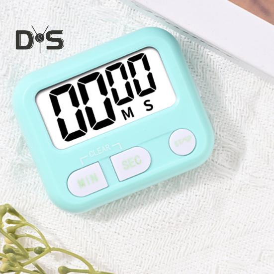Kitchen Baking Timer Large Screen Button Control with Strong Magnetic Stand Loud Alarm Countdown Stopwatch