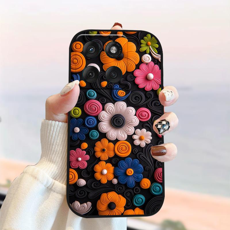 Чехол для Motorola Edge 60 Fusion 5G XT2503-4 Силиконовый Мягкий ТПУ Чехол для телефона Для Moto Edge60 Fusion Милые Чехлы-протекторы с пандой