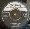 7-дюймовая пластинка SKYLINERS - It Happened Today / Lonely Way 45HLU8971 London American 1959 UK Рок Б/У