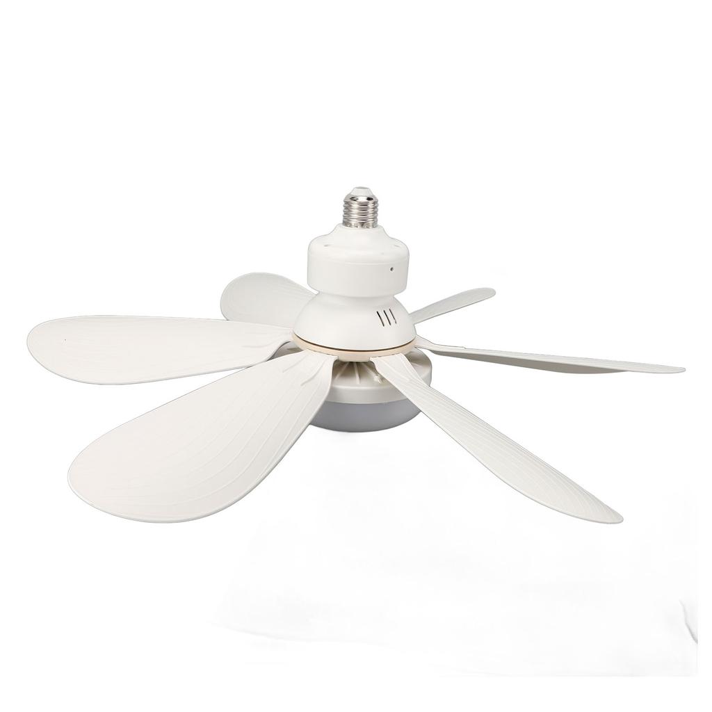 Потолочный вентилятор с подсветкой и пультом дистанционного управления E26/E27 Base, регулируемый потолочный вентилятор с подсветкой для гаража, ванной комнаты