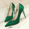 Comemore Metal Thin Heel High Heels Women Pumps 2025 Sexy Pointed Toe Ladies Shoes Wedding Woman Elegant Party Sandals