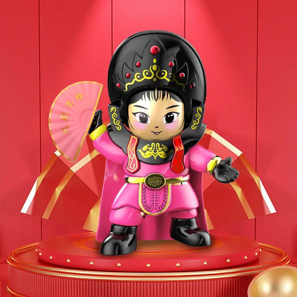 Sichuan Opera Face Changing Doll Chinese Style Creative Relief Pendant Doll Stress Gift Toy Z2F4