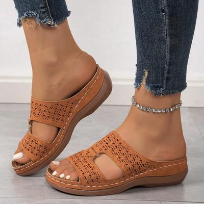 Мода 2025 Новая женская обувь С открытым носком Женские шлепанцы Модные уличные повседневные Летние Новые Большого размера Легкие Удобные Шлепанцы на плоской подошве