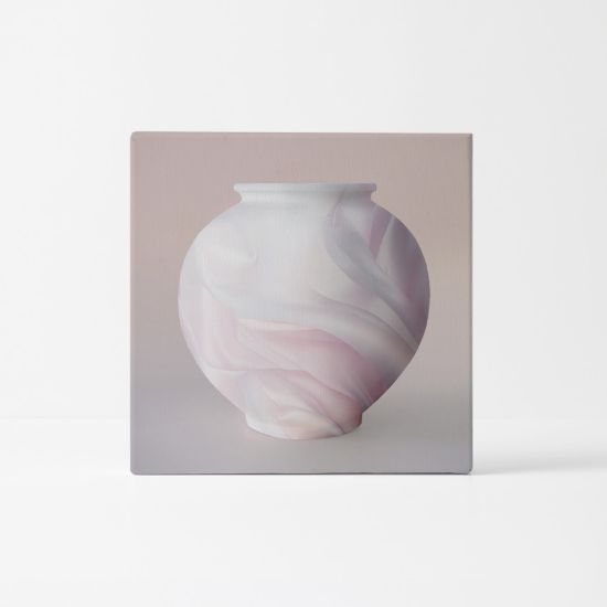 Dabok Moon Jar Painting Canvas Frame 60.6 x 60.6 cm