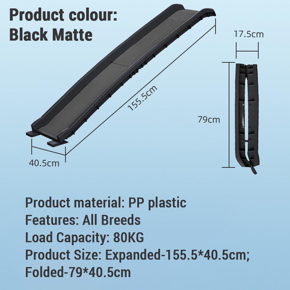 Foldable Dog Stairs for Car High Load-Bearing Pet Ladder Non-Slip Surface Convenient Handling Suitable for All Dogs Sturdy and Durable