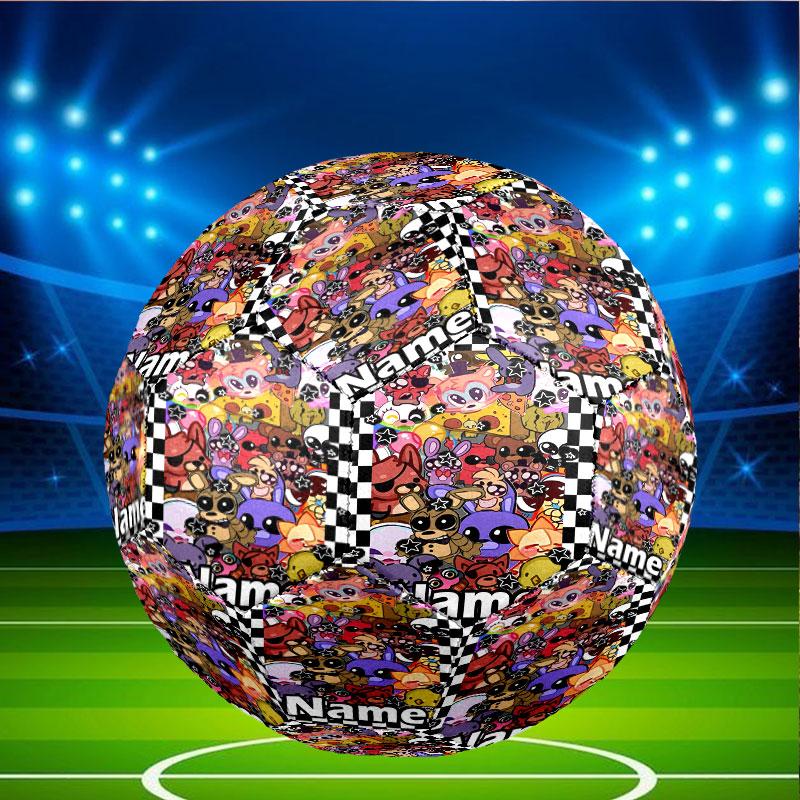 Custom Name Personalized Five Nights at Freddy's Print Size 5 Soccer Ball Training & Match Football, for Team, Kicking, Gift for Football Enthusiasts