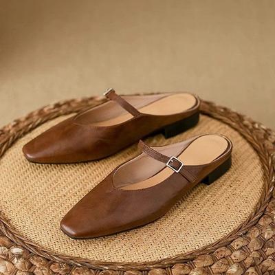 Уютные женские шлепанцы с ремешком на пятке, летняя обувь, дизайнерские женские сандалии для ходьбы, тренд 2025, брендовые элегантные женские туфли