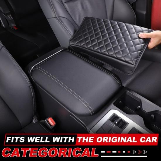 Armrest Cushion Cover Center Box Pad Cover For Toyota Land Cruiser LC250 24+