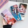 Модный чехол для телефона для девочек iPhone Samsung A55 S24 FE S25 M35 Xiaomi Redmi Note 13 Pro 14C Huawei Honor 200 Realme противоударный матовый чехол с защитой от царапин