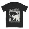 Футболка Velvet Underground Унисекс Хлопковая одежда Хип-хоп Круглый вырез Короткий рукав