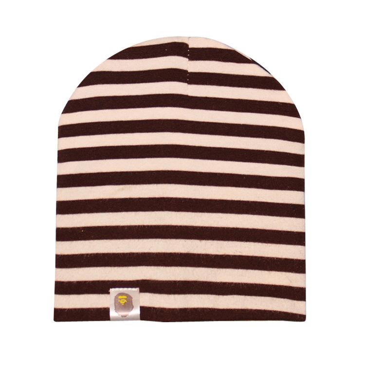 Новая детская уличная танцевальная хип-хоп шапка хлопковая шапочка весна осень малыша шапка для мальчиков и девочек зимняя теплая однотонная полосатая детская шапка