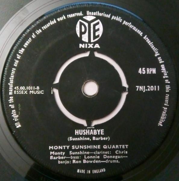 7-дюймовая пластинка CHRIS BARBERS JAZZ BAND Whistlin Rufus 7NJ2011 Pye Nixa 1959 UK Джаз Б/у