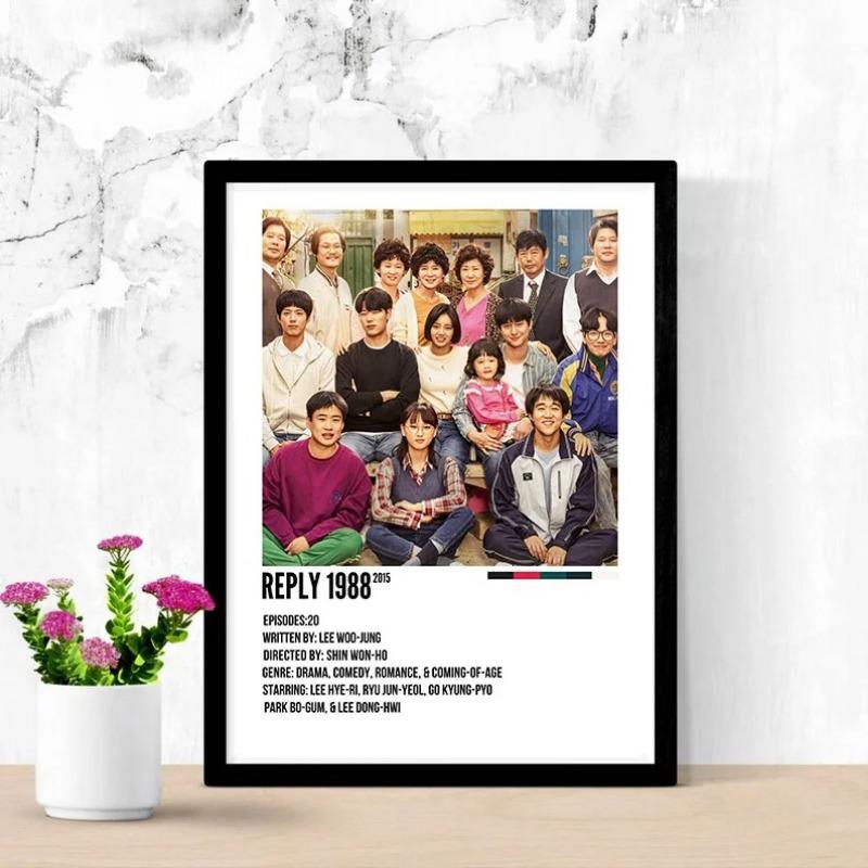 Минималистичный 2023 Горячая корейская дорама Мерцающий арбуз Дуна Постер и принты Холст Живопись Настенное искусство Картины Декор для дома Общежития