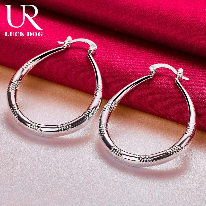 U-образные серьги для пирсинга из стерлингового серебра 925 пробы. Модные свадебные украшения.