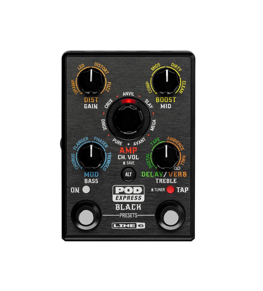 Line 6 Amp Simulator Processor POD EXPRESS GUITAR BLK Amp/Effects Multi-Effector