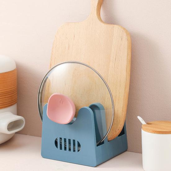 Удобная стойка для крышки кастрюли, компактный органайзер, стеллаж для хранения кастрюль без заусенцев, подставка для крышки кастрюли, кухонные аксессуары