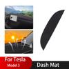 Для Tesla Model 3 чехол на приборную панель автомобиля фланель избегайте света коврик для приборной панели приборная панель заднее стекло солнцезащитный козырек накладка на солнцезащитный козырек