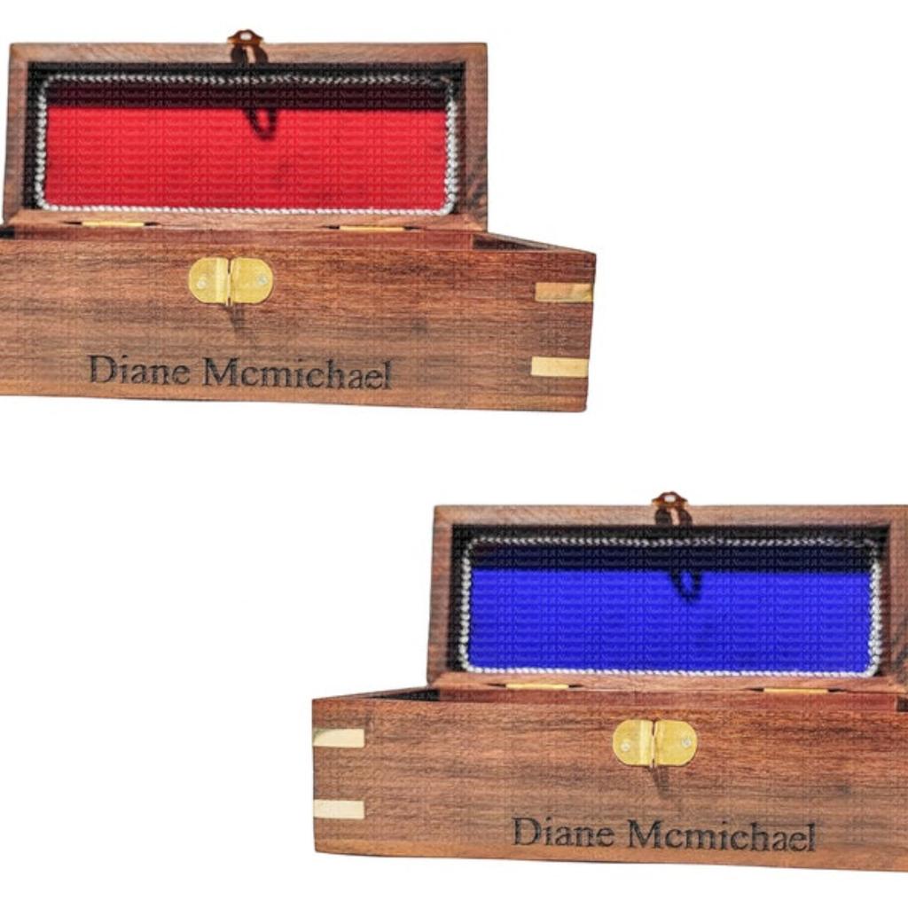 Custom Multicolor Brass Kaleidoscope with Leather and Wood Box Personalized Gift for Dads Men Women, Kids Birthdays, Christmas Decor (Gray)