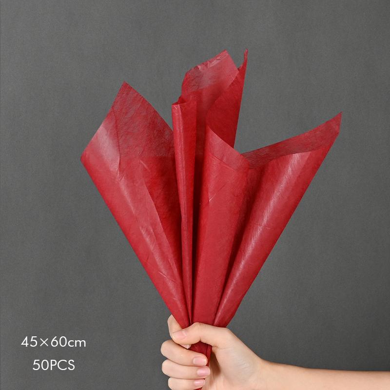 40/50 шт. извлекаемая упаковочная бумага для букетов, упаковочная бумага с хлопковыми цветами