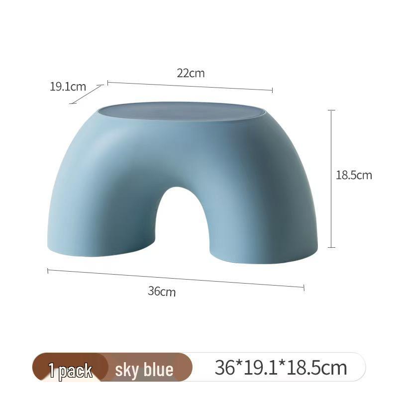 Креативный радужный пуфик-хранилище для детей - 3D-подушка, нескользящий, круглый пуфик для гостиной или для смены обуви.