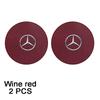 CSA1 Car round leather cup mat,non-slip and anti-fouling,car accessories,for Mercedes-Benz Clase A B C E GLA CLA GLC GLK GLE