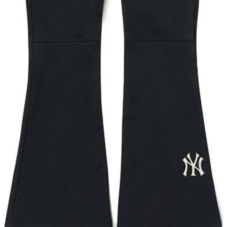 MLB Нью-Йорк Янкис Однотонные Водонепроницаемые Расклешенные Лыжные Штаны Женские Черный 3FWPBS226-50BKS