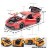 1:32 полномасштабных Porsche 911 GT3 High Simulation литой металлический сплав модель автомобиля со звуком и светом инерционная коллекция детских игрушек для мальчиков подарок