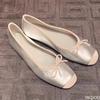 Весенние новые французские туфли-лодочки на плоской подошве с мягкой подошвой, ретро квадратным носком, простые, удобные, универсальные женские туфли