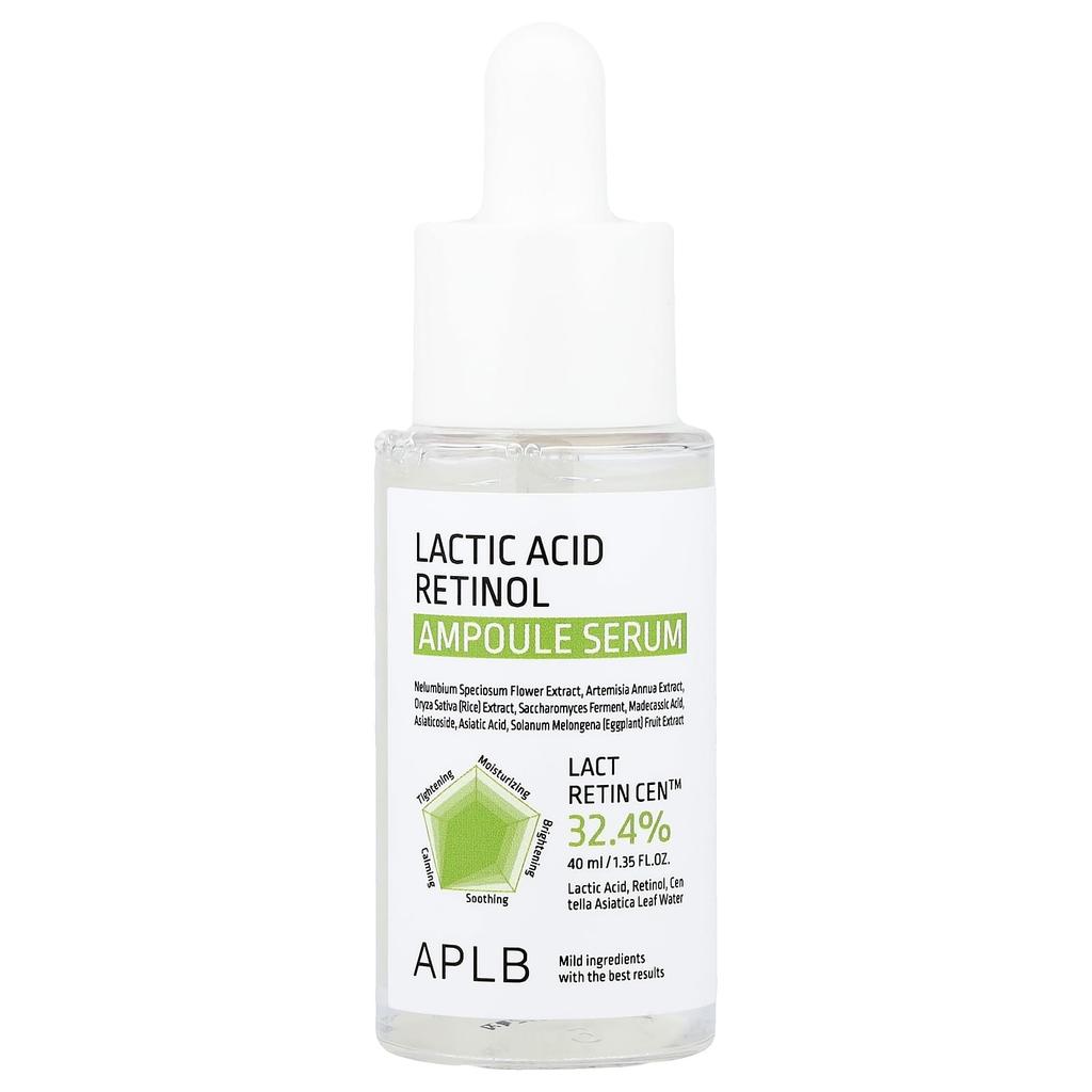 APLB Lactic Acid Retinol Ampoule Serum, 40ml (1.35 Fl Oz)