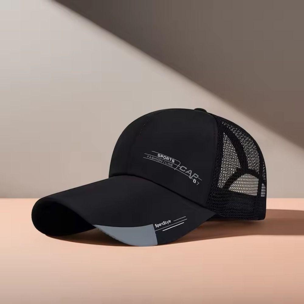 Wide Brim Sun Visor Hat Breathable Hip Hop Hats Unisex Peaked Cap Summer