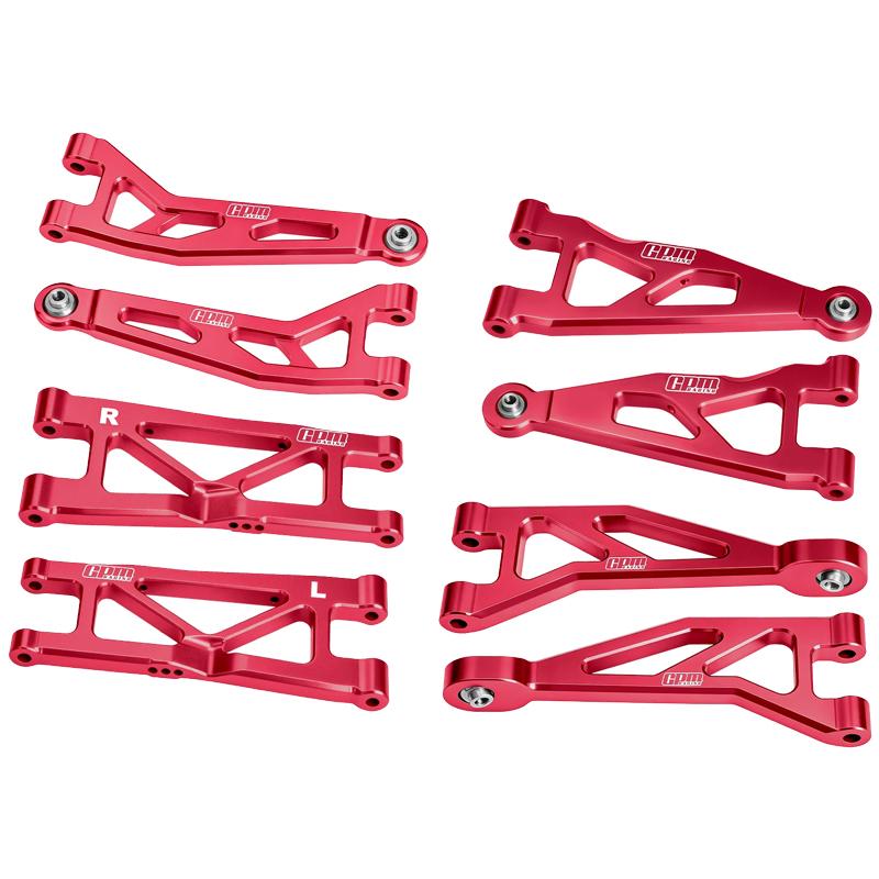 GPM Metal Front Rear Suspension Arm Set ARA-2674 ARA-2675 for ARRMA 1/16 MINI KRATON 3S ARA2508S ARA2508 RC Car Upgrades Parts