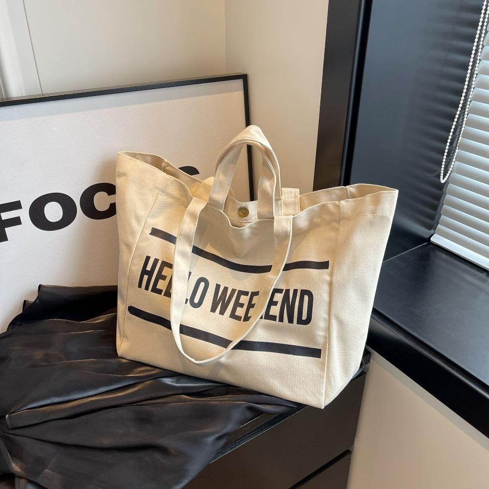 Модная корейская версия холщовая сумка-тоут простая студенческая сумка через плечо женская сумка для покупок