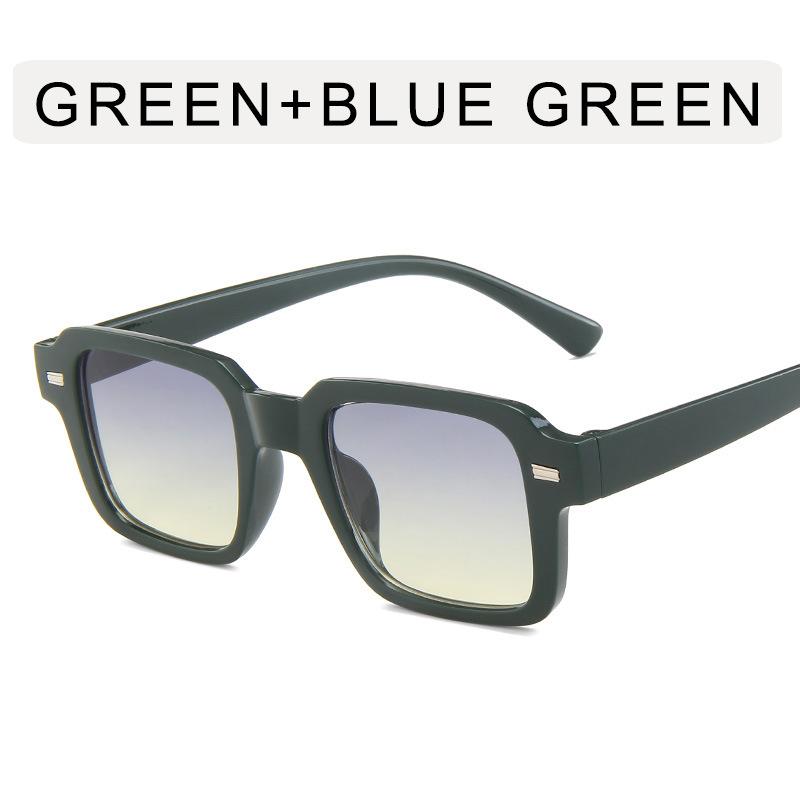 Солнцезащитные очки Box Meter с шипами, женские солнцезащитные очки в стиле ретро для мужчин, минималистичные фотосолнцезащитные очки, модный аксессуар, неполяризованный