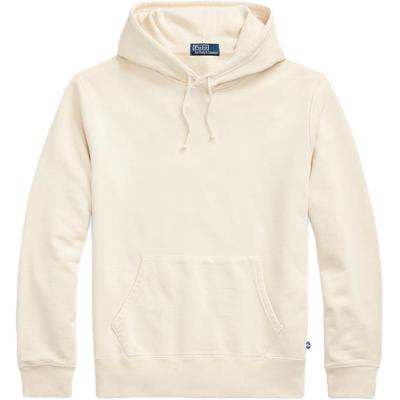 Polo FW25 Толстовка с капюшоном из хлопкового флиса однотонного цвета с вышивкой логотипа маленькой пони для мужчин MNPOKNI16822233-101