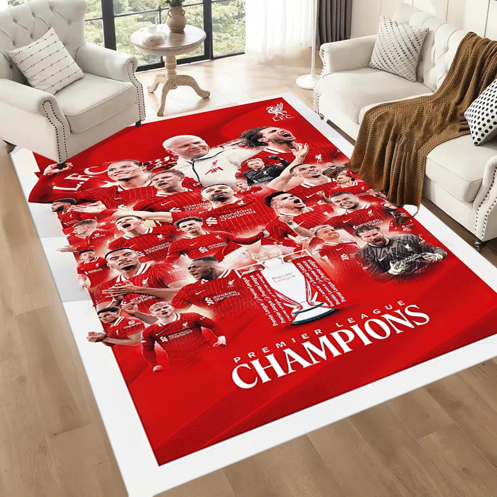 Liverpool Football Club Floor Mat Design For Kitchen Living Rooms Game Room Dining Room Antislip Carpet Anime Office Decor Best For Christmas