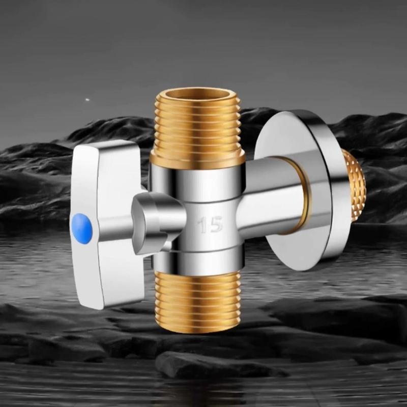 2pcs 1/4 Turn Stop Valves With 1/2 Inch Crimps Pex F1807 To 3/8 Inch OD Compression Ideal for Toilets and Faucets
