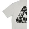 Palace Футболка Tri-Ripped Серые топы унисекс Marl P25TS083